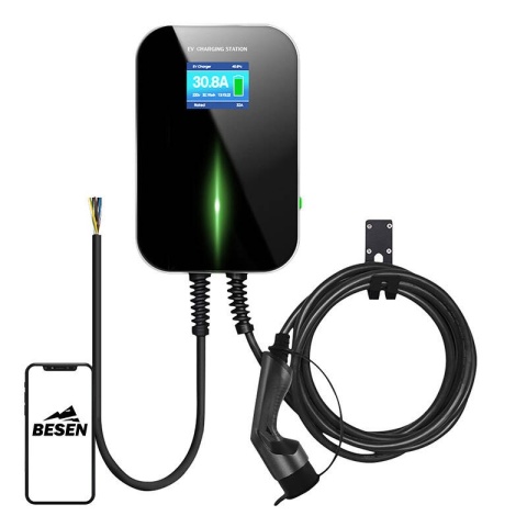 BESEN BS20 22 kW APP - wallbox Type 2 32 A z Bluetooth, LCD i kablem 5 m