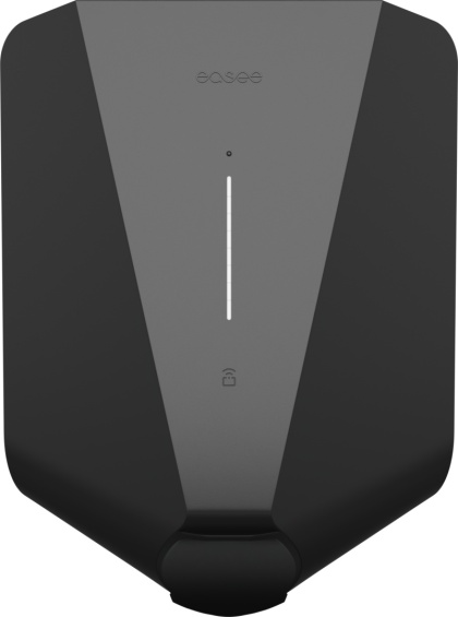 Easee Charge Core 22kW Front Czarny Mat