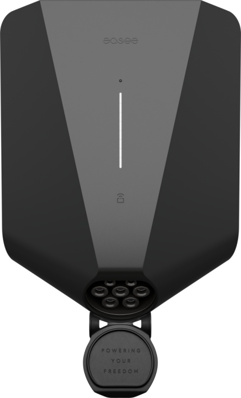 Easee Charge Core 22kW Front Czarny Mat
