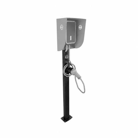 Uniwersalny słupek do wallboxa 145 cm z uchwytem na kabel