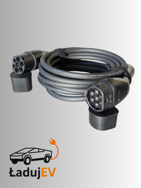 Kabel prosty 22kW typ 2 - długość 10m