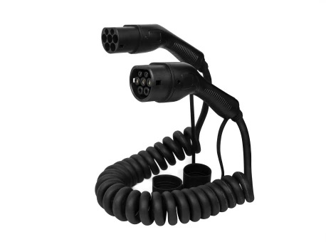 Kabel spiralny 11kW typ 2 - długość 5m