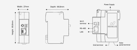 NexBlue Zen z przekładnikami 80A