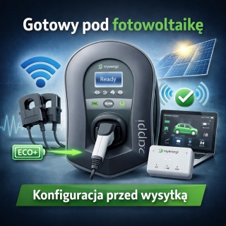 Zappi + Harvi gotowy pod fotowoltaikę - konfiguracja indywidualna przed wysyłką
