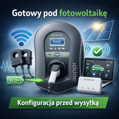 Zappi + Harvi gotowy pod fotowoltaikę - konfiguracja indywidualna przed wysyłką