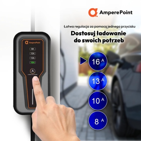 AmperePoint B35 3,7 kW Type 1 - ładowarka przenośna 230 V, 5 m
