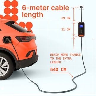AmperePoint P35 Type 1 3,7 kW - ładowarka przenośna, 6 m
