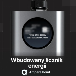 AmperePoint Q11 PRO + 3 adaptery 11 kW Type 2 - ładowarka przenośna, 7,5 m, Wi-Fi