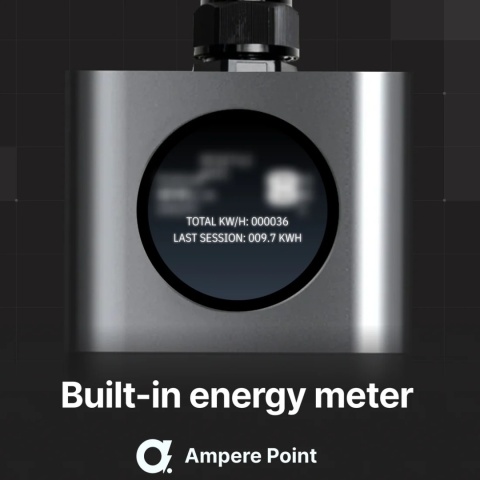 AmperePoint Q22 PRO + 2 adaptery 22 kW Type 2 - ładowarka przenośna, 7,5 m, Wi-Fi