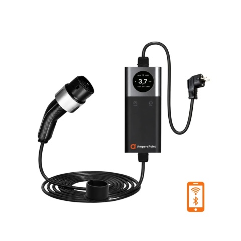 AmperePoint Q37 3,7 kW Type 2 - ładowarka przenośna, 7,5 m, Wi-Fi