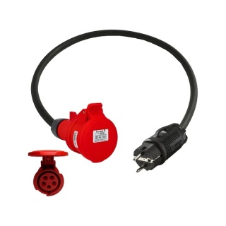 AmperePoint - adapter Schuko na CEE 16 A 5P