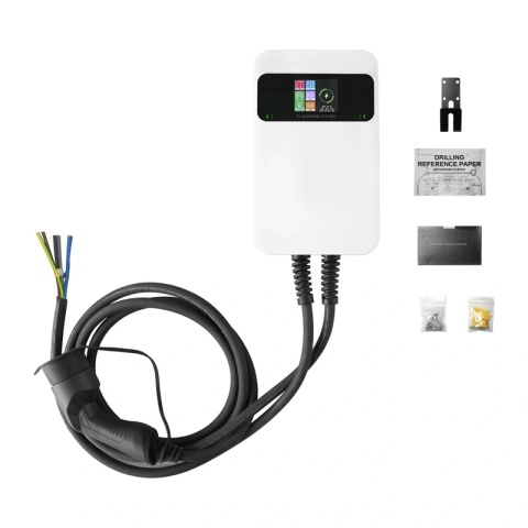 BESEN SQ20 22 kW APP - wallbox 22 kW z kablem Type 2 5 m, Bluetooth i aplikacją EVSEMaster