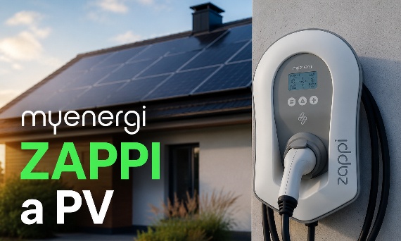 myenergi Zappi – ładowarka do fotowoltaiki, która wykorzystuje nadwyżki energii